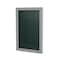 Ghent Enclosed Bulletin Board, 1 Door, Vinyl, 3 ft H x 2 ft W, Ebony PA13624VX-183 - alternate 1